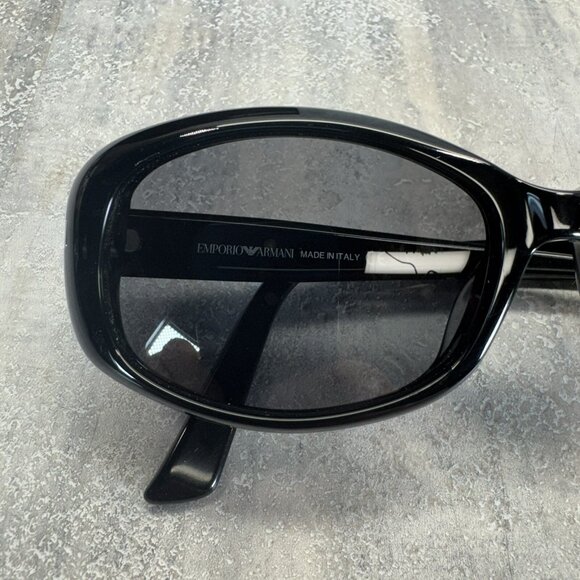 Emporio Armani Womens 9721/S Black Sunglasses Excellent - Picture 2 of 12